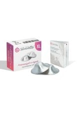 Silverette® XL Orijinal Gümüş Göğüs Ucu Koruyucu Kapakları