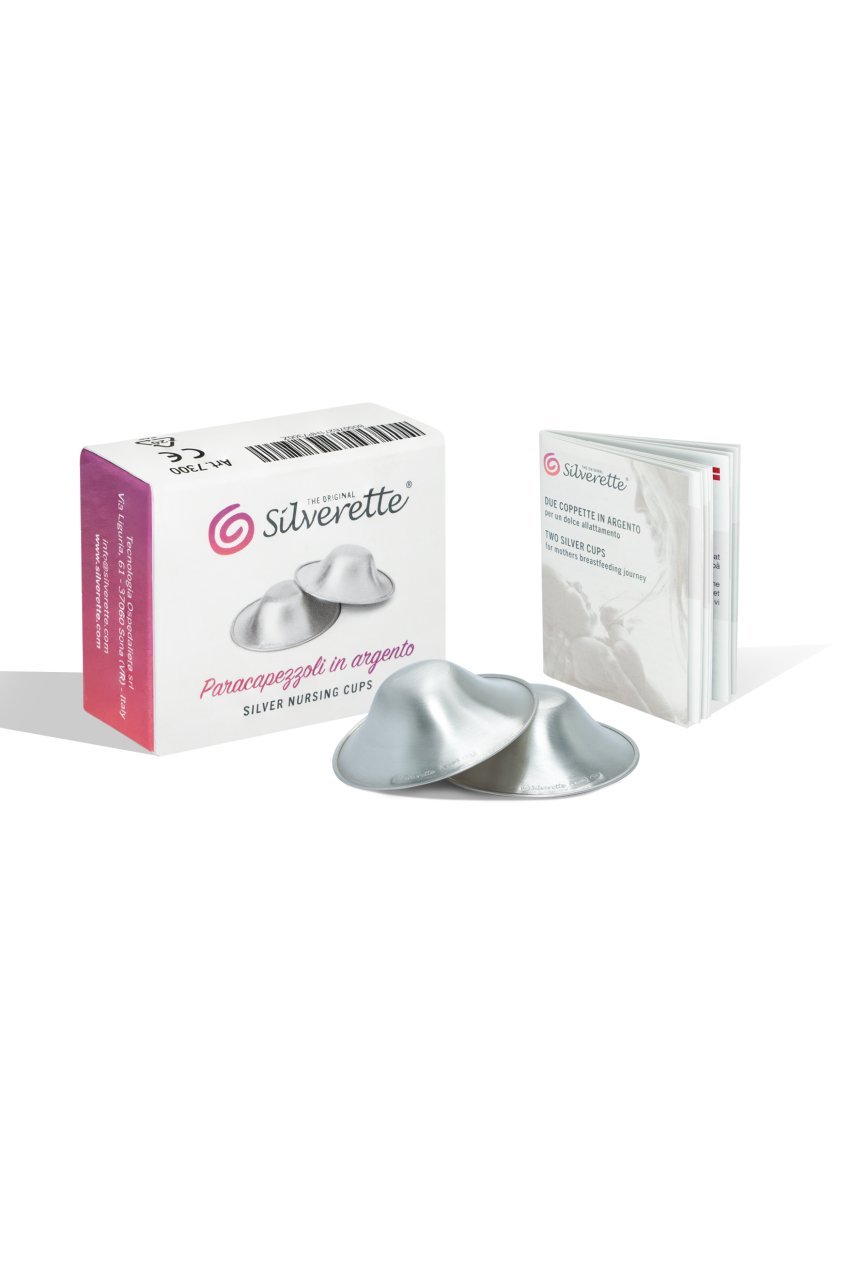 Silverette® Orijinal Gümüş Göğüs Ucu Koruyucu Kapakları Standart Beden