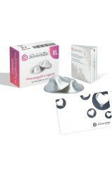 Silverette® XL Hediyelik Paket Gümüş Göğüs Ucu Koruyucu Kapakları Silverette® XL Hediyelik