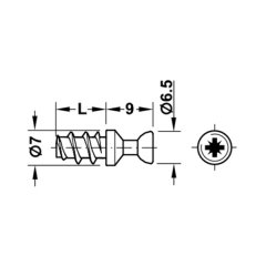 RAFIX 20 TAB Çekme Mili 5/7,5mm (100 adet)