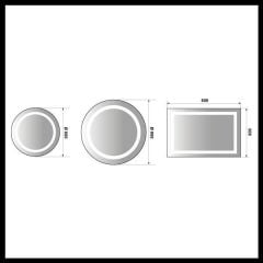 MIRAGE LED Banyo Aynası 600x800mm