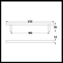 THOR Kulp, Paslanmaz Çelik Renkli, 160mm