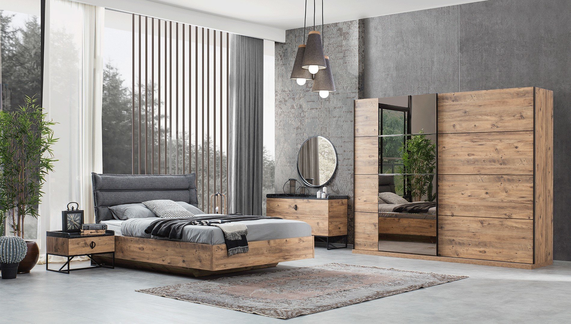 Loft Yatak Odası Takımı