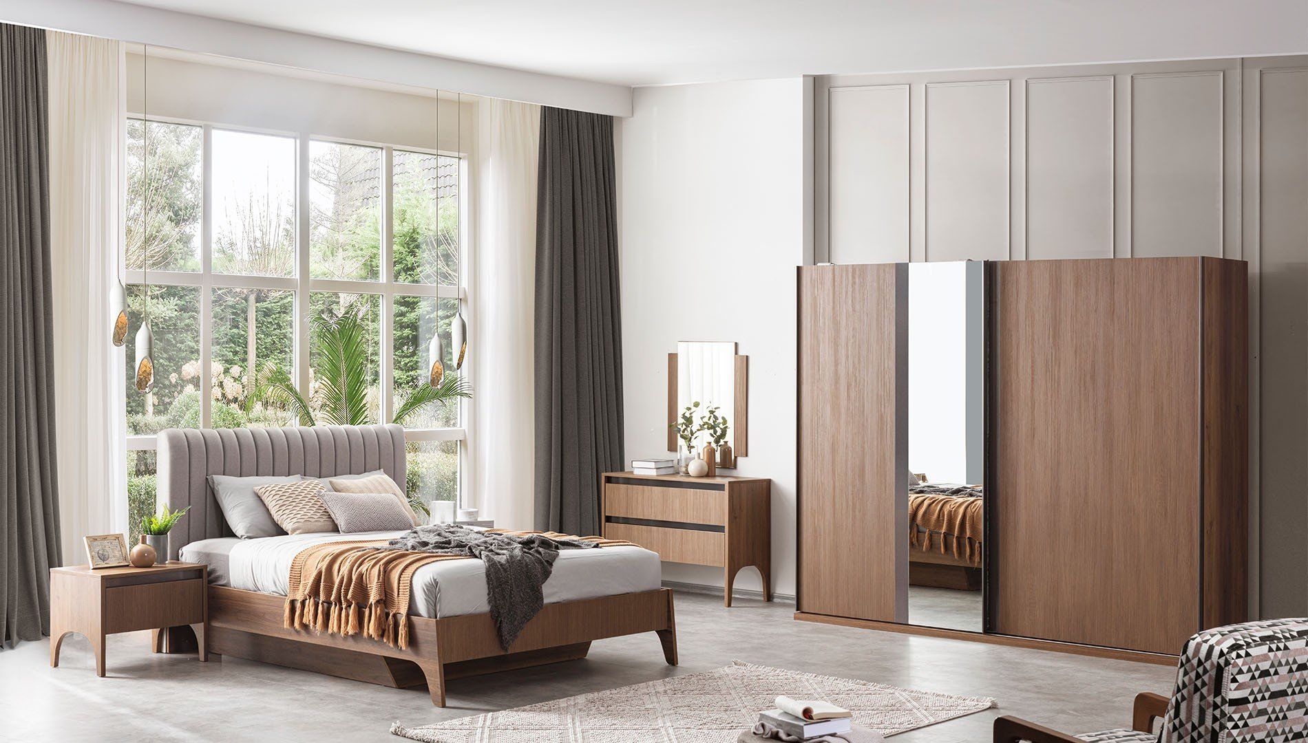 Wood Sürgülü Gardırop