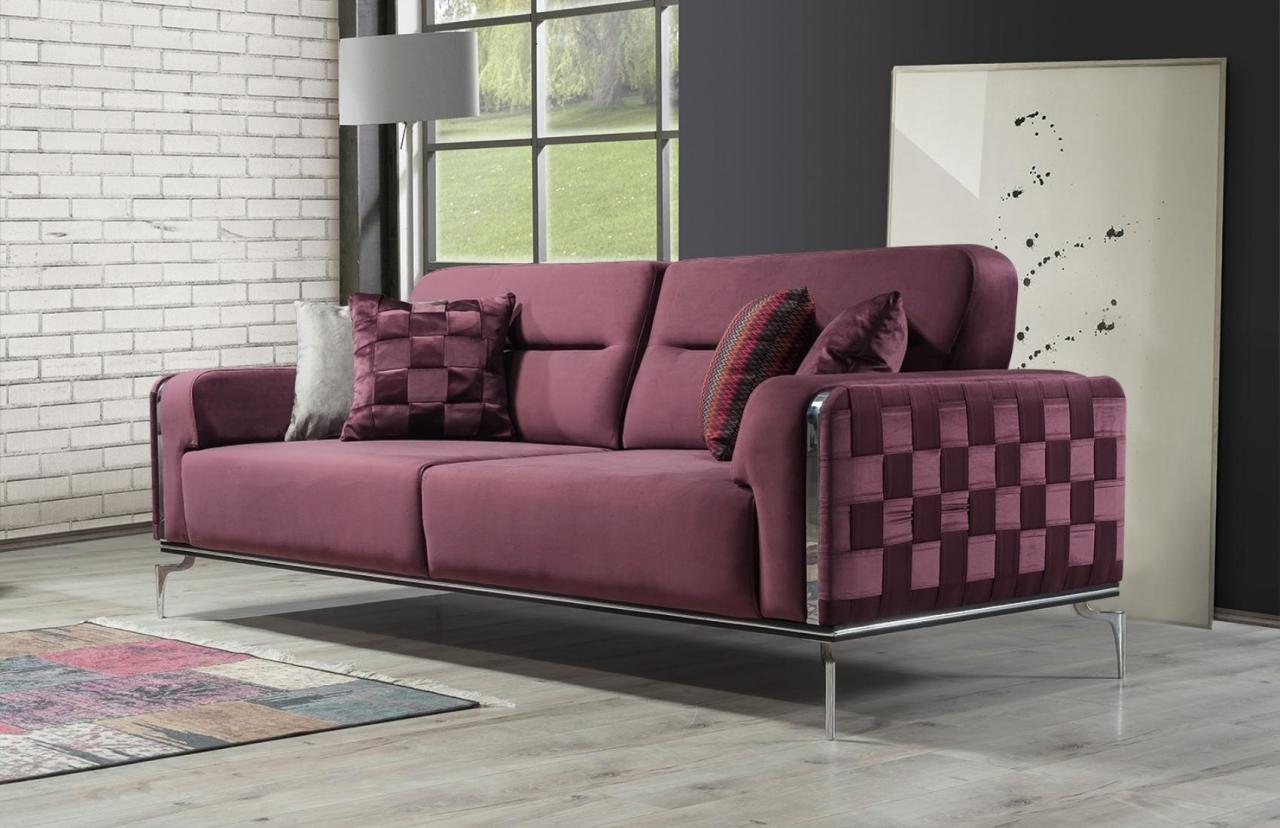 Loft Koltuk + Kanepe (Bordo)