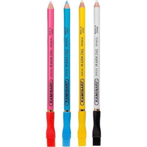 Kaminari Buhar ile Uçan İşaretleme Kalemi Fırçalı Mavi- Pembe- Beyaz- Sarı