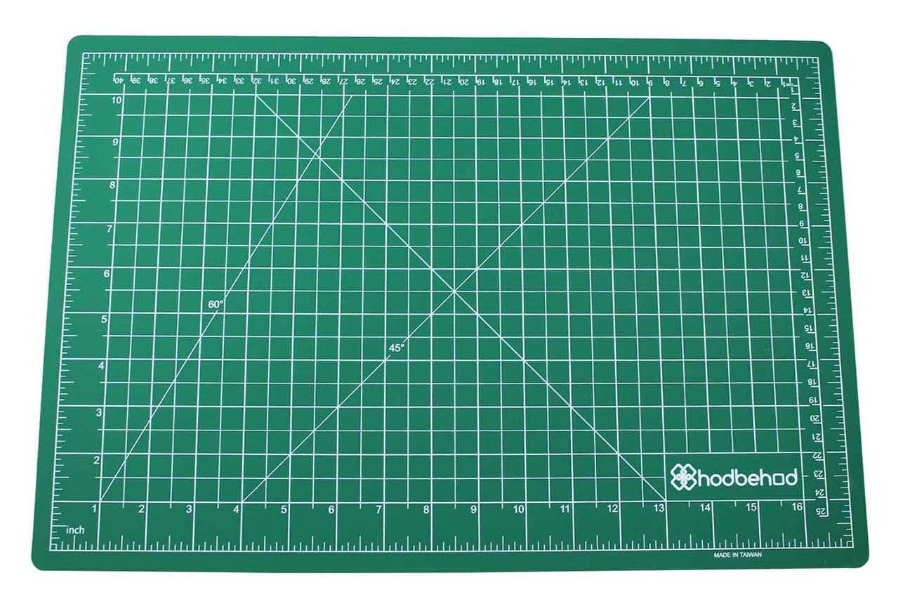 60×45 cm Çift Taraflı Hobi Kesim Altlığı Masa Kesim Altlığı Yeşil A2