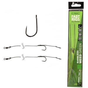 T.SPRO Fast Rigs WeedyBarbless Hazır İğne Takımı #08