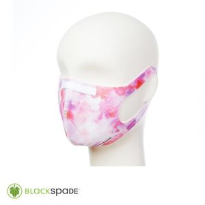 BLACKSPADE Unisex Koruyucu Maske Su Rengi Desen