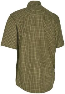 T. S.K.DEERHUNTER Nıkhıl Yeşil Kareli Kısa Kol Gömlek 39/40