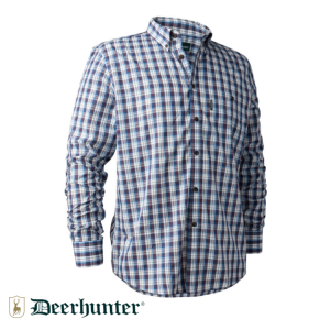 DEERHUNTER Jeff Shirt 78179 Mavi Kareli Gömlek 43