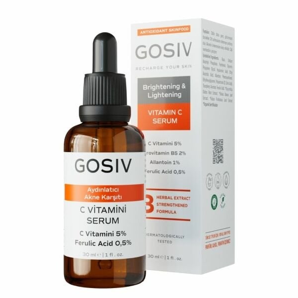 Aydınlatıcı ve Akne Eğilimli Ciltler İçin C Vitamini Serum