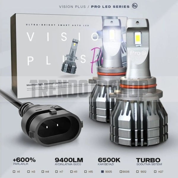 Vision Plus Pro CSP Led Xenon Far Ampulü 55mm 32 W 9400 LM 9012