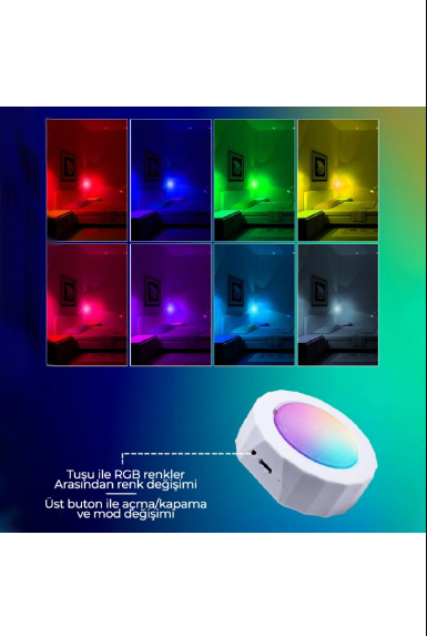 Tekne İçin Mıknatıslı Dokunmatik Led Atmosfer Lamba RGB