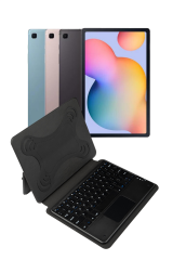 Fuchsia Savvy Keyboard S6 Lite (P610) Bluetooh Bağlantılı Standlı Klavyeli Tablet Kılıfı