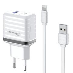 iPhone, iPad ve iPod Cihazlar için Konfulon C32Q 3.0 Quick Lightning Hızlı Şarj Cihazı