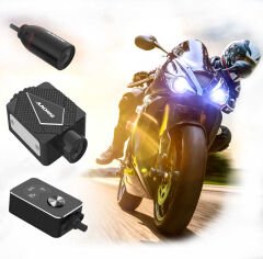 Innovv K5 Motosiklet Kamerası 4K, Suya Dayanıklı, Loop ve Ön-Arka Kayıt, Park Monitörü, 120° Açı,GPS