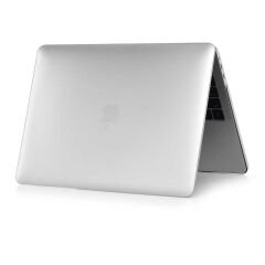 Apple Macbook 13.3' New Pro Uyumlu Fuchsia MSoft Kristal Şeffaf 1mm İncelikte Koruyucu Kılıf