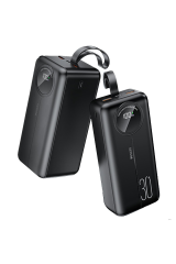YP44 50.000 mAh Dijital Göstergeli USB3.0 PD Fuchsia Hızlı Şarj Powerbank