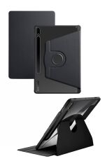 Samsung Galaxy Tab S7+/S8+ T970 / T975 / T976 / S7 FE 12,4 inç Fuchsia Kalem Bölmeli Pino Tablet Kılıfı