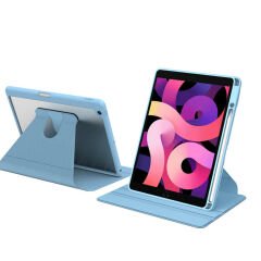 iPad 10.2 2021 (9.Nesil) Uyumlu 360° Dönebilen Standlı Tablet Kılıfı İnce ve Fit