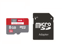 Fuchsia Micro SD 8 GB Hafıza Kartı ve Micro SD Adaptör