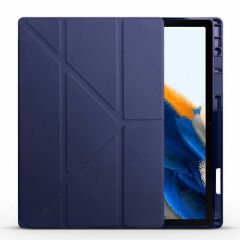 Galaxy Tab A8 10.5 SM-X200 Kalem Bölmeli Standlı Anti Şok Özellikli Kılıf