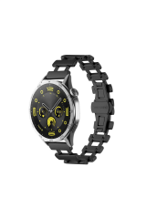Galaxy Watch Uyumlu Fuchsia  46mm DNKR-05 22mm Metal Kordon
