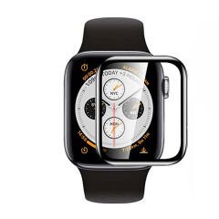 Apple Watch 7 41mm Fuchsia PPMA Pet Saat Ekran Koruyucu Kenarları Full Kapatan Screen Protector