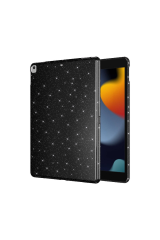 Apple  iPad 10.2 2021 (9.Nesil) Uyumlu Fuchsia Işıltılı Tablet Kılıf