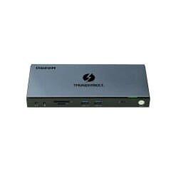 Qgeem TB4-1-07 Thunderbolt 4 Mini Dock Çok Fonksiyonlu Çoğaltıcı Usb 3.0 HDMI