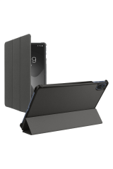 Fuchsia Honor Pad 8 Uyumlu Akıllı Kılıf PU Deri Standlı Tablet Kılıfı