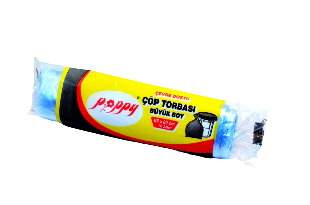 POPPY ÇÖP TORBASI 065*080 BÜYÜK MAVİ