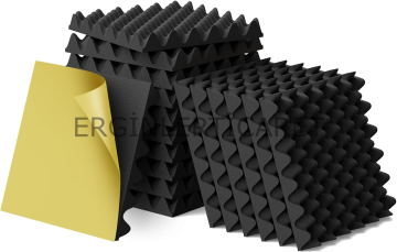 Akustik Ses Yalıtımı Bantlı Piramit Sünger 50x50