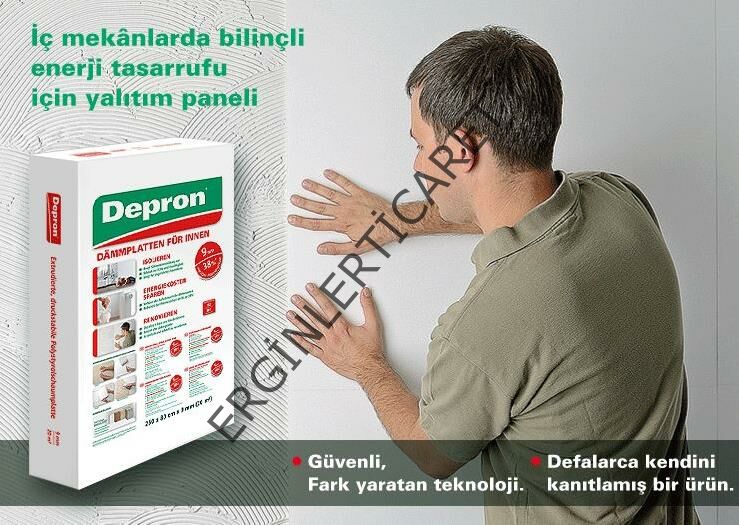 DEPRON G3mm Yalıtım Malzemesi Levha 80cmx125cm