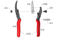 FELCO 5 Tek elle secateurs - Performans - Klasik model