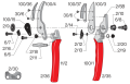 FELCO 100 - Gül ve çiçek kesme makası