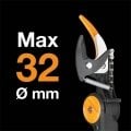 PowerGear™X Teleskopik Ağaç Budama Makinesi UPX86 Her yöne kolay kesim