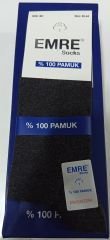 %100 Pamuklu Erkek Dikişsiz Kutulu Soket Çorap 6'lı Paket