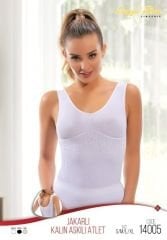 Liza 14005 Jakarlı Kalın Askılı Kadın Atlet