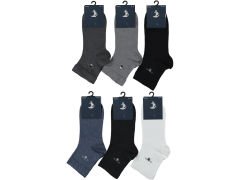 Erkek Rejenere Dikişsiz Uzun Erkek Patik Çorap 12'li Paket