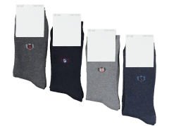 Erkek Karışık Renk Havlu Çorap 12 li Paket