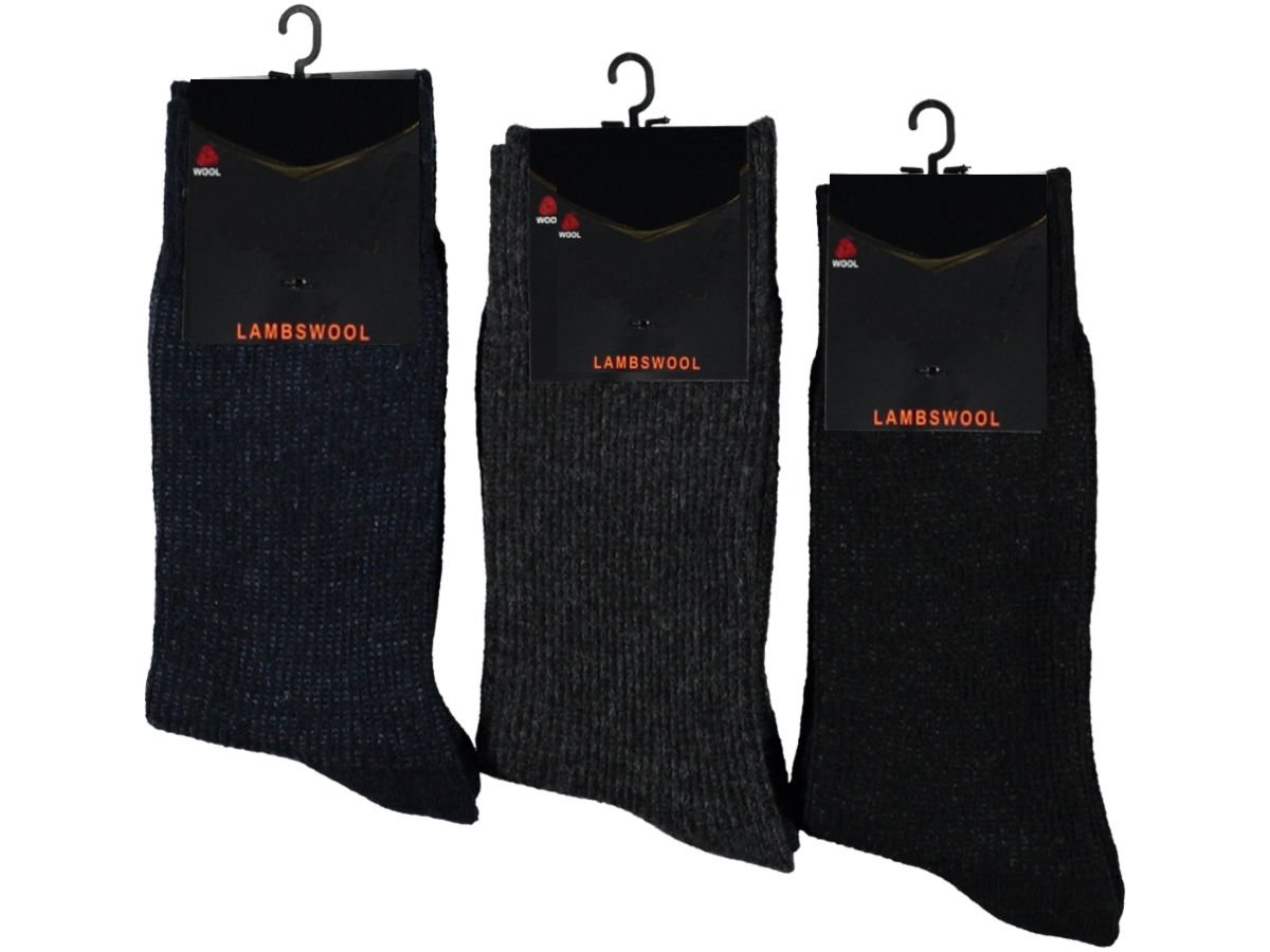 Erkek Lambswool Kışlık Kaliteli Havlu Çorap 12 li Paket