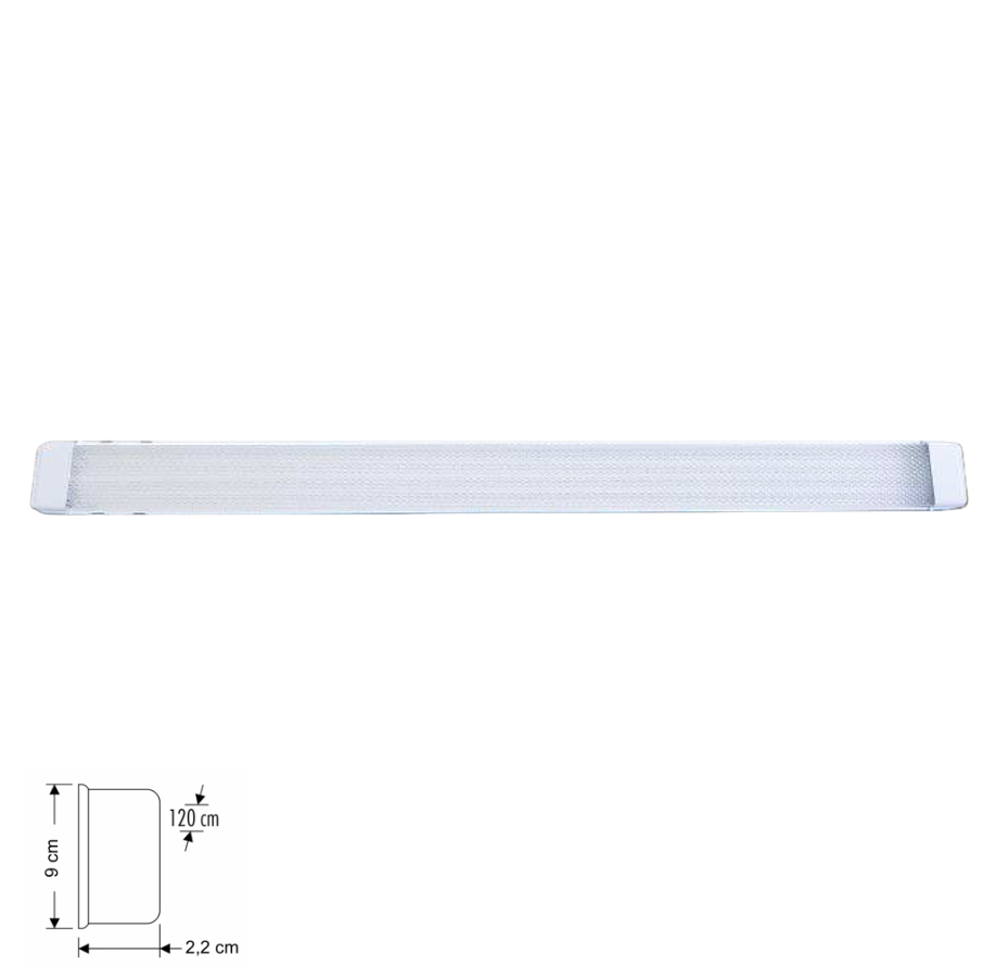 Cata Alüminyum Kasa 120 CM Kristal Led Bant Armatür CT-2479