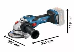 Bosch GWS 18V-15 SC Akülü Taşlama Makinesi 18 Volt 8 Ah