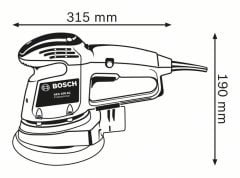 Bosch GEX 34-150 Eksantrik Zımpara Makinesi