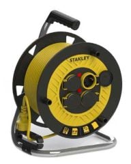 Stanley ST-P 2525 Makaralı Seyyar Uzatma Kablo 25 Mt 3x2.5 mm 4 Prizli