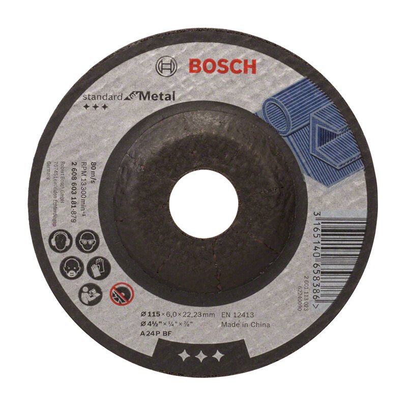 Bosch Standard Metal Taşlama Taşı 115x6,0 mm