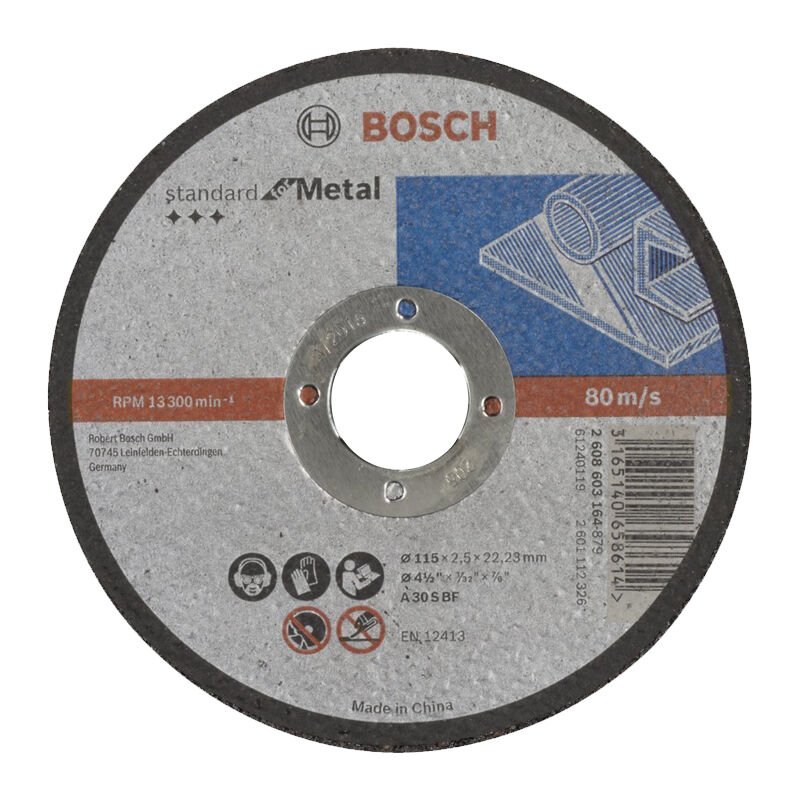 Bosch Standard Metal Kesme Taşı Düz 115x2,5 mm