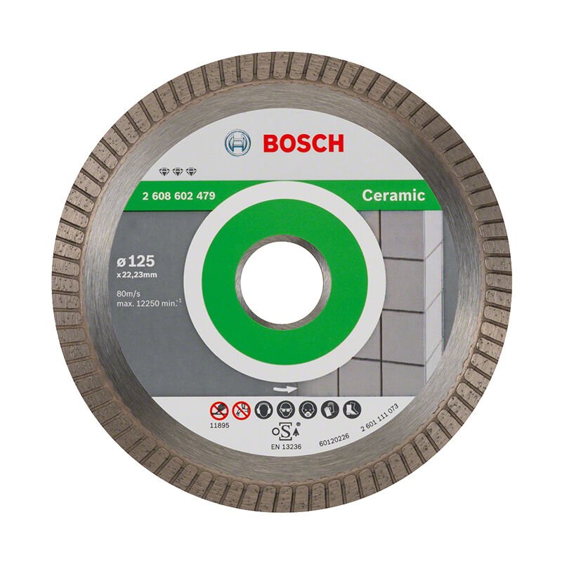 Bosch Best For Ceramic Extra Clean Turbo Elmas Kesme Diski 125x22,23 mm